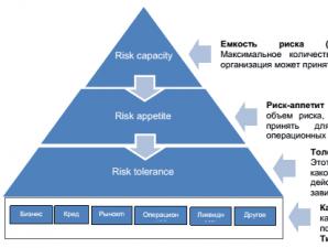Методы и процедуры оценки риск-аппетита кредитной организации